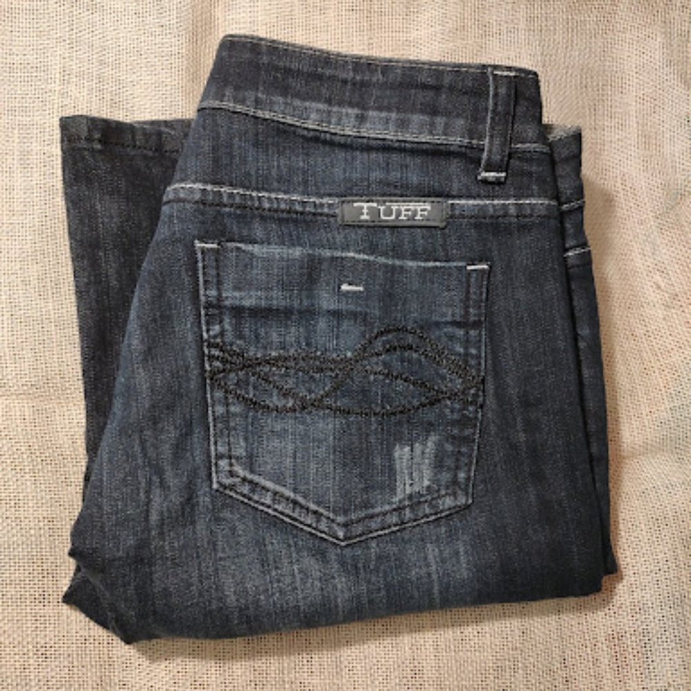 Cowgirl Tuff Women's Boot Cut Jeans - Dark Blue